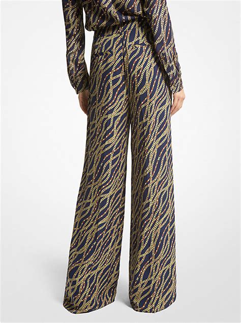 Status Print Georgette Wide